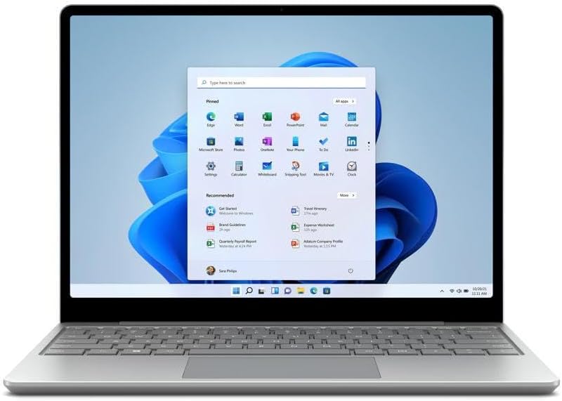 SURFACE LAPTOP GO 2-I5 CPU-10TH GEN-4GB/8GB RAM-128GB/256GB STORAGE-TOUCH SCREEN