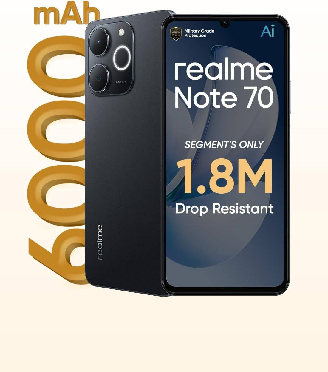 REALME NOTE 70 - 4GB RAM, 128GB STORAGE - TDRA VERSION
